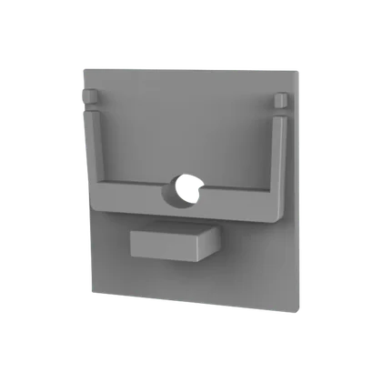 Endkappe für LED Alu Aufbauprofil Exo-N4_24 + Cover PC51 _24