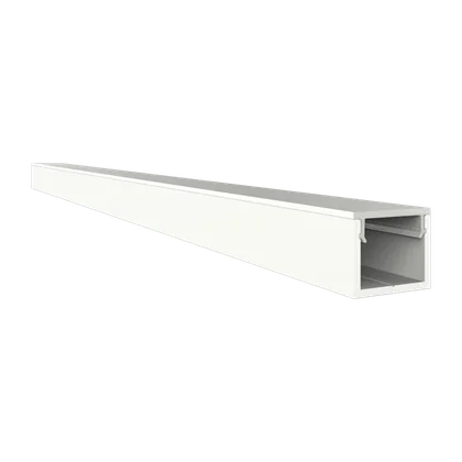 LED Aluprofil EXO-A0_8 Aufbauprofil Weiß – 2 m, ultraslim, für LED Streifen bis 8 mm