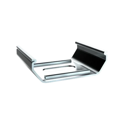 Montageklammer  SPS-N3_24TI1_32 aus Federstahl – LED Alu-Aufbauprofil Exo-N3_24 u. Exo-TI1_32