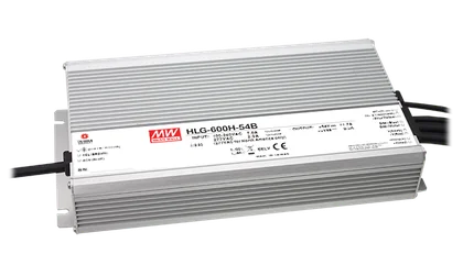 Mean Well HLG-600H-24A LED-Netzteil – 600W 24V DC IP65 Konstantspannung/Konstantstrom, TÜV