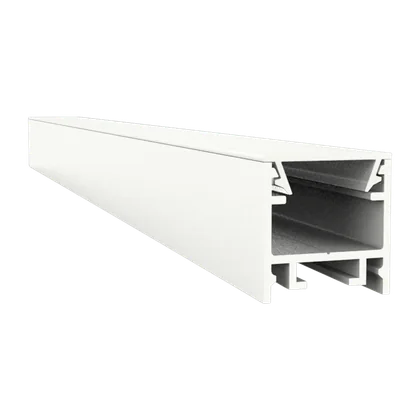 LED Aluprofil EXO-N1_16 Aufbauprofil Weiß – 2 m, ultraflach, für LED Streifen bis 16 mm