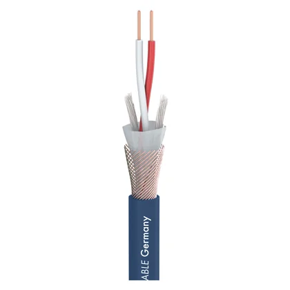 DMX-Kabel Binary 234 MKII – 2×0,34 mm² AES/EBU Steuerkabel, PVC, Ø 6,2 mm, blau