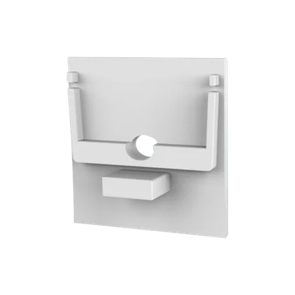 Endkappe für LED Alu Aufbauprofil Exo-N4_24 + Cover PC51 _24