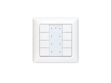SR-KNX-9551K8 KNX Wandschalter Taster 8-fach LED Statusanzeige, busversorgt, ETS-konfigurierbar
