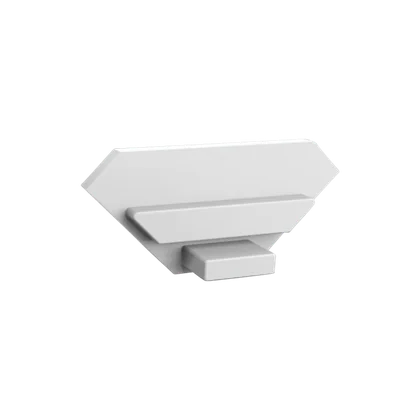 Endkappe für LED Alu Eckprofil Exo-V2_14 + Cover PC45_16