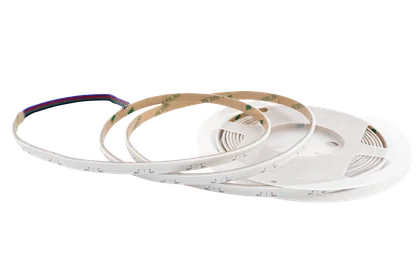 Side View COB RGB LED Streifen 8 mm – 630 LEDs/m, 24 V, 10 W/m, seitliche Abstrahlung