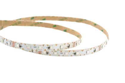 LED-ZigZag RGB Streifen 10 mm – 24 V, 60 LEDs/m, 14,4 W/m – ideal für Kurven & Rundungen