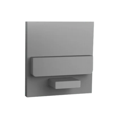 Endkappe für LED Alu Aufbauprofil Exo-N2_16 + Cover PC45 _16