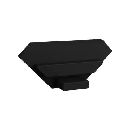 Endkappe für LED Alu Eckprofil Exo-V2_14 + Cover PC45_16