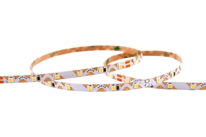ZigZag LED Streifen 6,6 mm – 60 LEDs/m, 24V, 7,2 W/m, 925 lm/m, 5m – Warmweiß 3000K, CRI>92, IP20, für Kurven