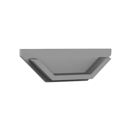 Endkappe für LED Alu Eckprofil Exo-V1_12 + Cover PC7X_12