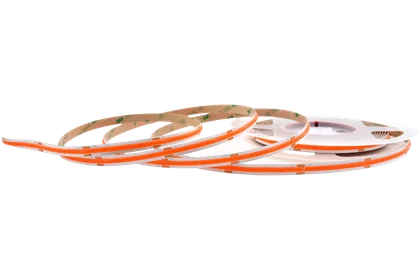 COB LED Streifen 8 mm – 480 LEDs/m, 24V, 10W/m, 410 lm/m, 5m – Pink, IP33, punktfrei