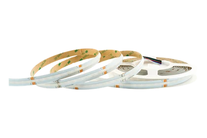 COB RGBW LED Streifen 12 mm – 784 LEDs/m, 24V, 18 W/m, 5m – RGB + Kaltweiß 6000K, CRI>90, IP33, punktfrei