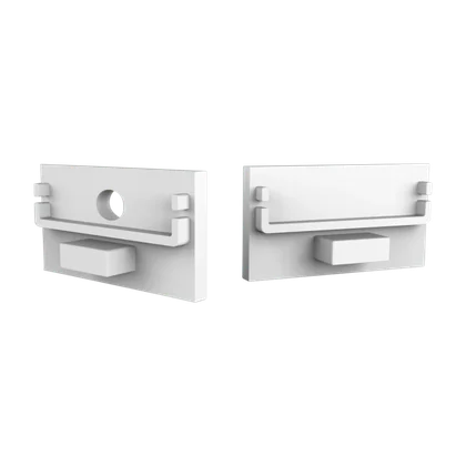Endkappe für LED Alu Aufbauprofil Exo-N3_24 + Cover PC51 _24