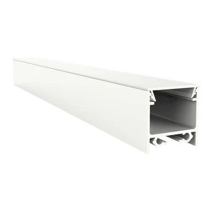 LED Aluprofil EXO-N2_16 Aufbauprofil Weiß – 2 m, hoch, für LED Streifen bis 16 mm