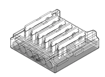 LED Anschlussverbinder – 6-polig, 12 mm, lötfrei & konfigurierbar für RGBCCT SMD LED-Streifen (ohne Kabel)
