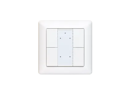 SR-KNX-9551K4 KNX Wandschalter Taster 4-fach LED Statusanzeige, busversorgt, ETS-konfigurierbar
