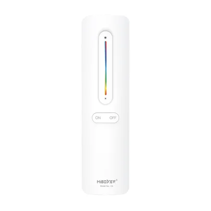 MiBoxer C4 LED Fernbedienung Weiß – für RGB, RGBW & RGBCCT LED Streifen, 2,4 GHz Funk, 1 Zone