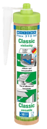 WEICON Flex 310 M Classic Montagekleber 280 ml, MS-Polymer, elastisch, silikonfrei, weiß