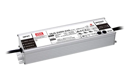 Mean Well HLG-240H-24A LED-Netzteil – 240W 24V DC IP65 Konstantspannung/Konstantstrom, TÜV