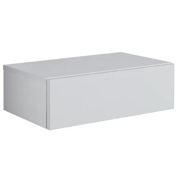FineBuy Nachtkonsole ZADAR für Wandmontage 46x15x30cm Nachttisch Holz, Wandregal mit Schublade, Nachtschrank Wandboard für Boxspringbett schwebend, Wandkonsole Nachtkästchen hängend