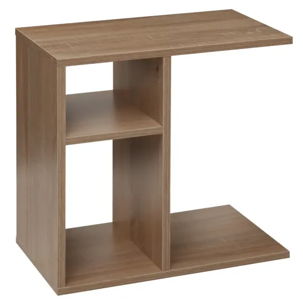 FineBuy Beistelltisch 50x50x30 cm Holz Design Anstelltisch Sofa, Couchtisch klein modern, Kleiner Wohnzimmertisch eckig, Sofatisch Ablagetisch hoch, Schmaler Tisch Wohnzimmer