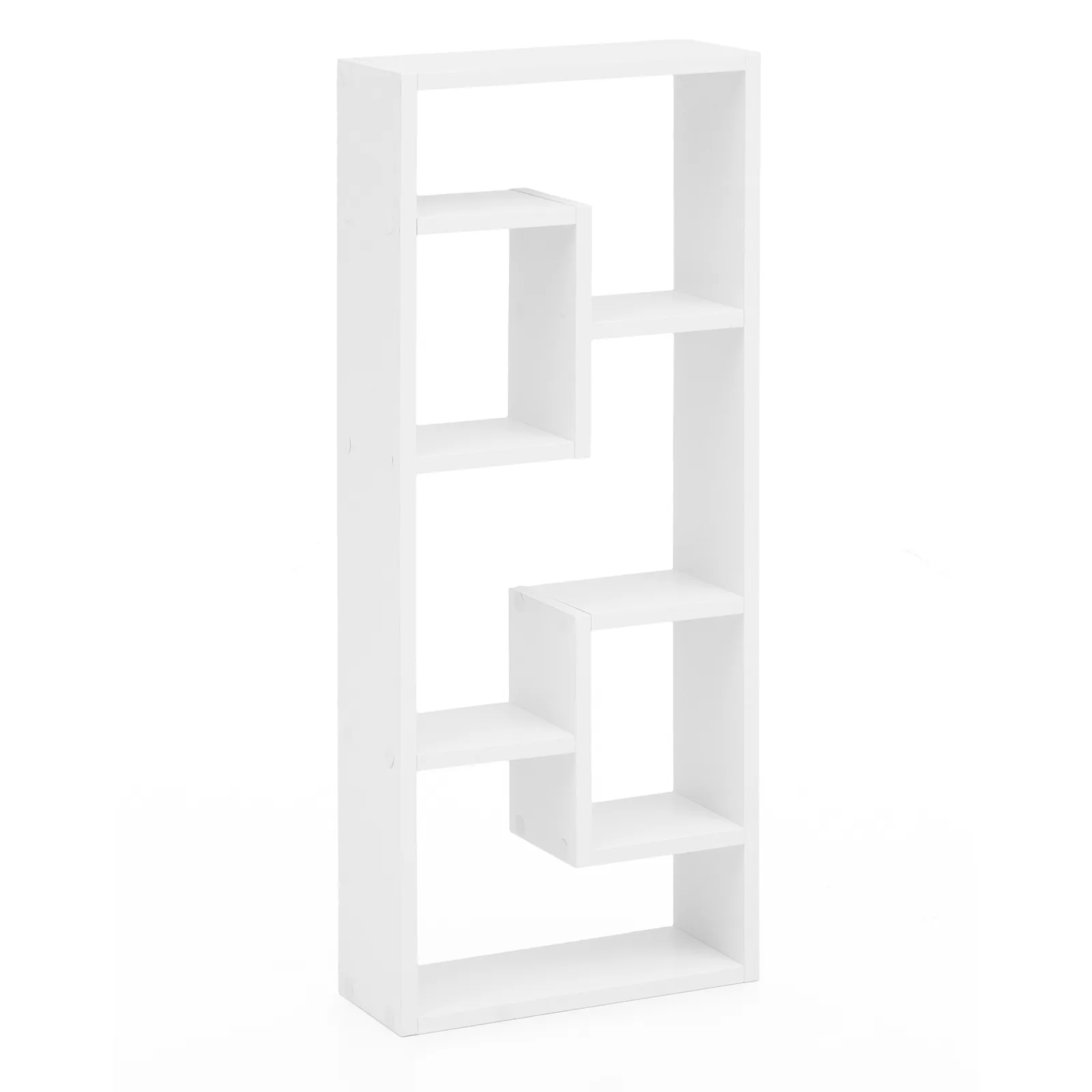 FineBuy Wandregal 36 x 90 x 13,5 cm Holz Design Hängeregal modern, Wandboard freischwebend, Holzregal Regal für die Wand, Bücherregal schmal, Dekoregal Schweberegal hoch