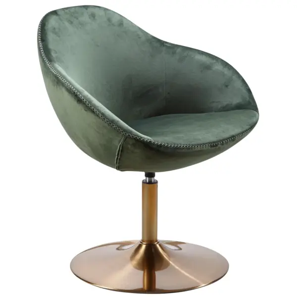 FineBuy Loungesessel SIRAN 70 x 79 x 70 cm Design Drehstuhl, Clubsessel Polsterstuhl mit Armlehne, Drehsessel Cocktailsessel Lounge, Barsessel Besucherstuhl, Sessel mit Stoffbezug