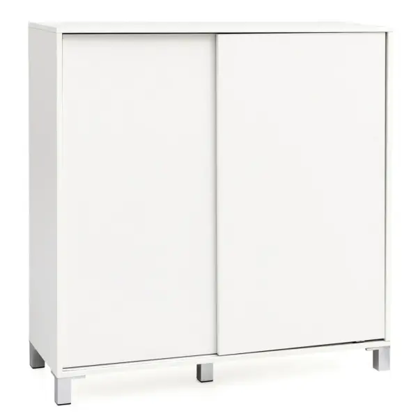 FineBuy Schuhschrank SV51780 Holz 100x108x37,5 cm Ablage Hoch, Design Schuhständer Groß 20 Paar Schuhe Schuhregal Flur, Schuh Aufbewahrung Platzsparend, Schuhablage Dielenmöbel Modern XXL