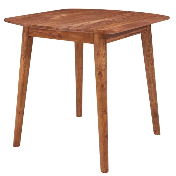 FineBuy Esszimmertisch Sheesham Massivholz Tisch, Designer Küchentisch Holz, Massiver Holztisch rustikal, Speisetisch massives Echt-Holz modern