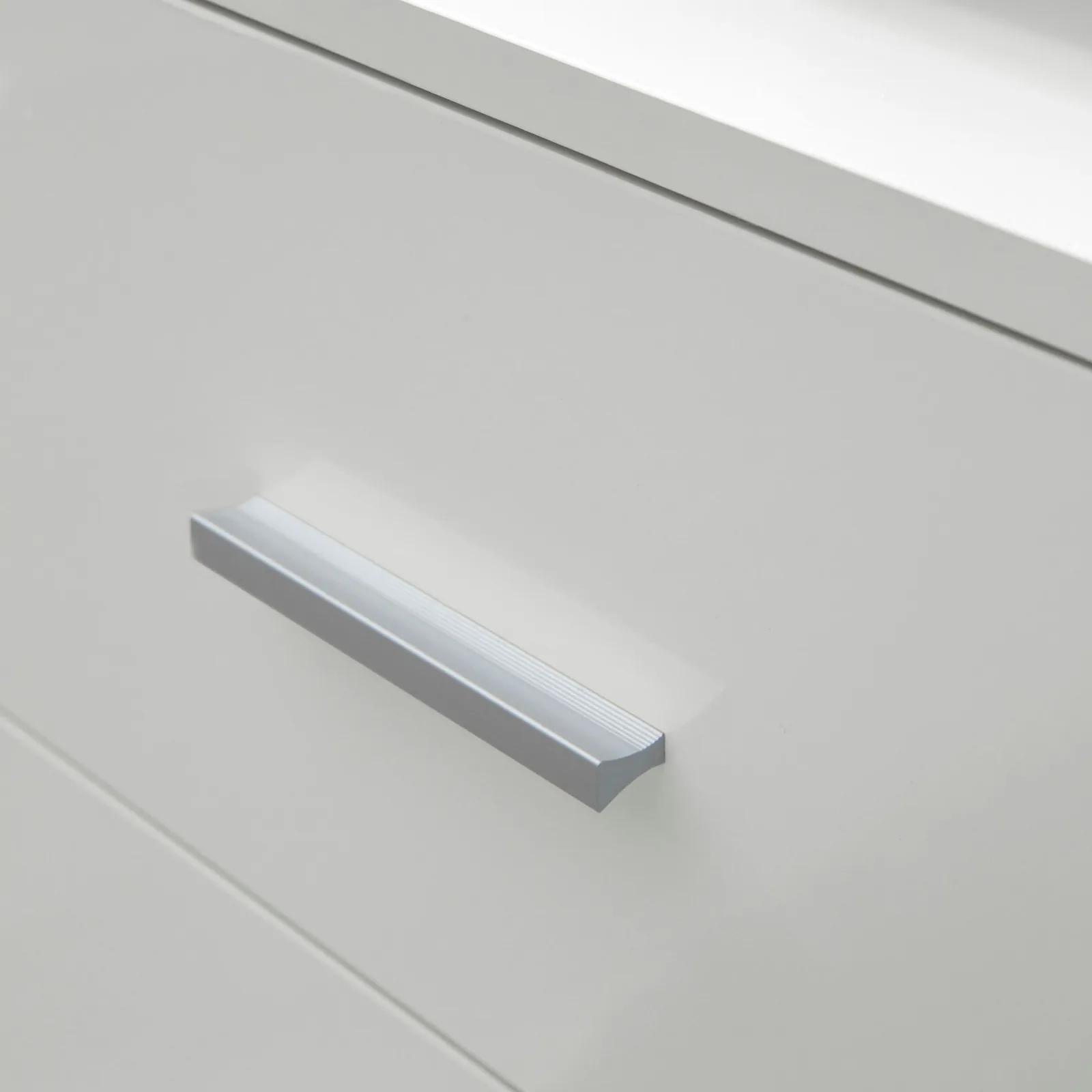FineBuy Badschrank Weiß 60cm Midi-Schrank mit Tür & Schubladen, Kleiner Beistellschrank Matt, Badregal Schmal Freistehend Badezimmerkommode, Badmöbel Badezimmermöbel