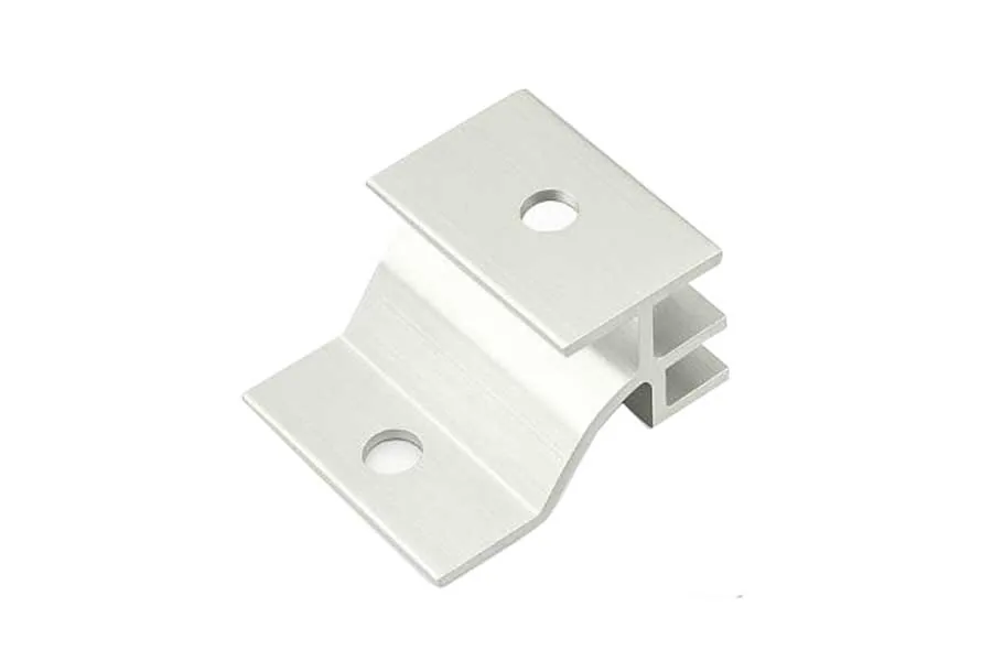 Metallclip für WPC Coex Fassadenverkleidung Serie Classic, 100 Clips + 115 Schrauben