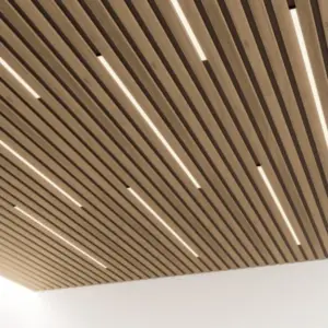 Wandpaneele Eiche rustikal, Wandverkleidung mit Echtholzoberfläche, FSC 100%, TSUD-COC-001718-ZZ, 2500 x 345 x 9 mm, vier Streifen inklusive Abstandshalter pro Paket, selbstklebend(0,51m² / Paket)