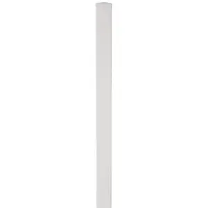 Pfosten Kunststoff 9 x 9 x 240 cm weiß (Serie Juist)