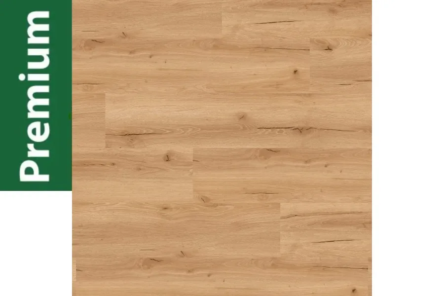 Premium 3D, 7,5 mm Klick Vinyl (SPC) mit antibakterieller Trittschalldämmung, Eiche natur, 1218 x 228 mm, 0,55 mm Nutzschicht, (1,67 m² / Paket)