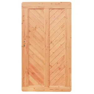 Premium Douglasie Gartentür, Sichtschutzzaun Holz, 100 cm (B) x 178,5 cm (H), Fischgrätmuster mit Mittelsträbe - natur