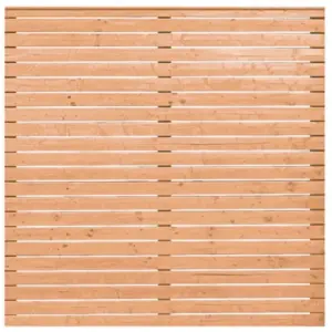 Rhombus Sichtschutz, Premium Douglasie, 178,5 cm (B) x 181 cm (H), Rhombusleisten ca. 24 x 78 mm - natur