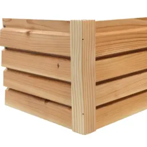 Douglasie Premium Fassadenverkleidung, Massivholz, Außen-Eckleiste 42 x 42 mm in 2,00 m Länge - natur