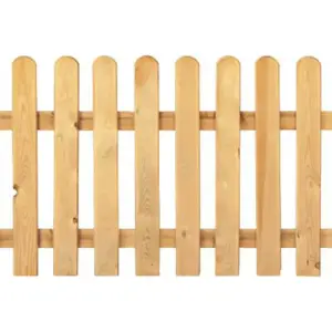 Gartenzaun Holz Kiefer / Fichte 180 x 60 cm (Serie Edewecht)