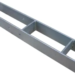 H-Pfostenträger Edelstahl für 9 x 9 cm Pfosten