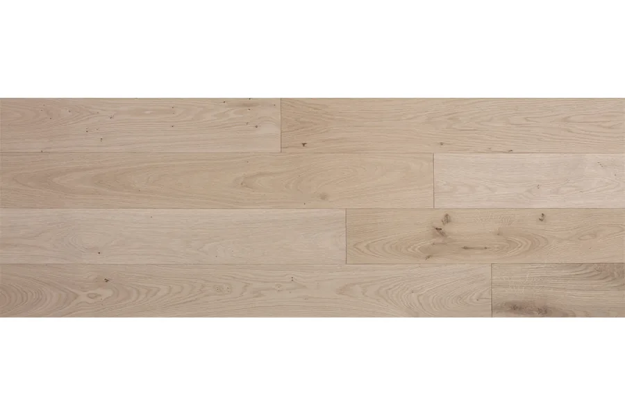 Massivdiele Eiche roh, 21 x 144 x Länge in mm fair verteilt, Natur Sortierung