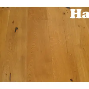 Haro Eiche Rustico, strukturiert, Landhausdiele, 13,5 x 180 x 2200 mm, naturaLin plus Naturöl Oberfläche, Natürlich, rustikale Holzstruktur mit starkem Astanteil (Serie 4000 Art.529499) (3,17 m² / Paket)
