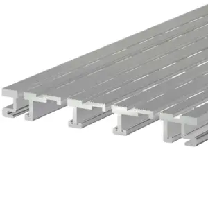 Drainagerost aus Aluminium 20 x 150 x 4000 mm