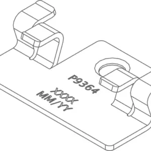 Twinson Montageclip für alle WPC Massivdielen, passend für alle Holz-Trägerprofile mit Schrauben, 100 St. / P.
