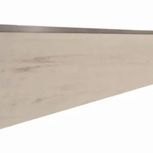 Einzelelement WPC Zaun / Sichtschutz / Steckzaun, 20 (S) x 140 (H) x 1800 (B) mm in Bicolour Grau, 2er Set