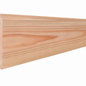 Einzelelement Zaun / Sichtschutz / Steckzaun, 20 (S) x 140 (H) x 1800 (B) mm in Douglasie Naturell, 2er Set