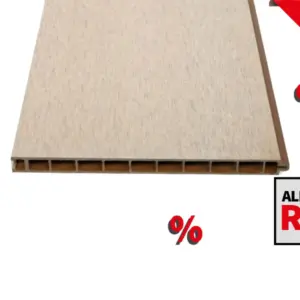 *Abverkauf* Einzelelement Resysta Zaun / Sichtschutz / Steckzaunsystem 250 mm (Höhe) x 20 mm (Stärke) x 1800 mm (Breite) (Serie WoodoTexel)