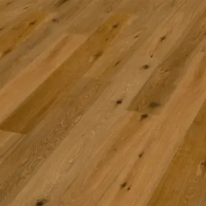 Fertigparkett, Landhausdiele Eiche astig, geräuchert, geölt, 15 (S) x 189 (B) x 1860 (L) mm (2,81m²/PE)