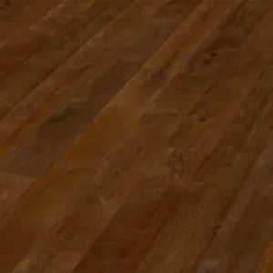 Fertigparkett, Landhausdiele Eiche astig, Darkbrown, geölt, 15 (S) x 189 (B) x 1860 (L) mm (2,81m²/PE)