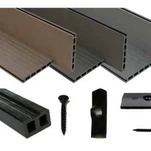 Komplettset WoodoBasicFes braun-2,4 m-5 m²